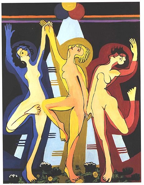 Ernst Ludwig Kirchner Colourfull dance